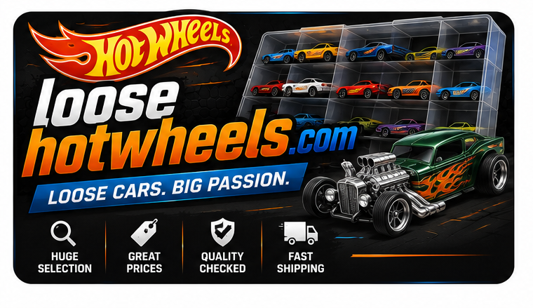 Loose Hot Wheels loose cars big passion banner